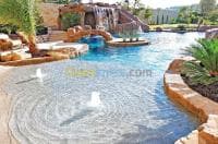 réalisation de piscine naturelle et miroir  تصميم وإنشاء حمامات السباحة — vignette 4