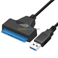Adaptateur Convertisseur SATA III 2.5" vers USB 3.0 5Gbps pour disque dur SSD HDD — vignette 2