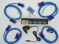 Switch VGA 4Sorties Audio+télécommande — vignette 4