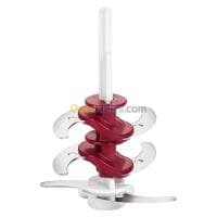MOULINEX AT714G32 Mini Hachoir Électrique Multi Moulinette 3 en 1- 500W- Rouge — vignette 4
