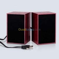 Haut Parleur Baffle SP241 Marron USB AUX pour PC LAPTOP Smartphone — vignette 4