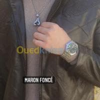 veste Semi cuire marron foncé — vignette 2