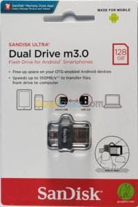 FLASH DISC SANDISC DUAL M3.0 128Gb — vignette 5
