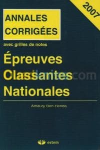 Epreuves Classantes Nationales : Annales corrigées — vignette 2