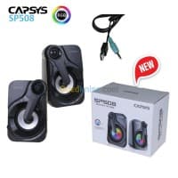 Haut Parleur Baffle CAPSYS SP508 AUX Jack 3.5mm USB pour PC LAPTOP Smartphone — vignette 2