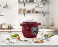 Moulinex COOKEO+ MULTICUISEUR ELECTRIQUE 6L 180 RECETTES PREPROGRAMMEES ROUGE CE85B510 — vignette 4