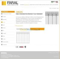 Radiateur aluminium Faral 8-10-12 made in Italy 100% — vignette 4