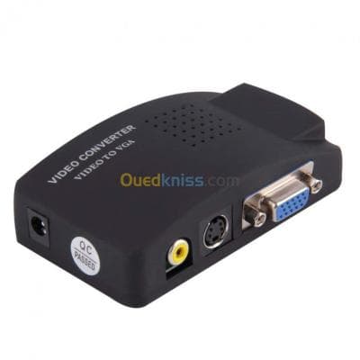 Convertisseur RCA/AV  To VGA To RCA/AV