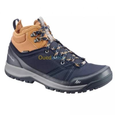 Chaussures de randonnée mid imperméables homme, NH100 WP bleu