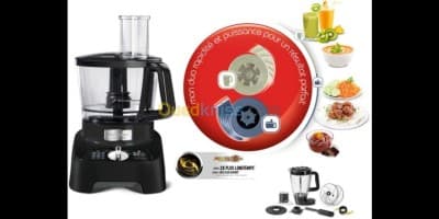 Robot moulinex Multifonction Fp821811 Double Force 1000 W-Noir 28 Fonctions