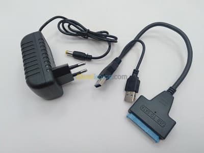 Cable Rack Externe Disque dur USB 2.0 / 3.0 +12 v