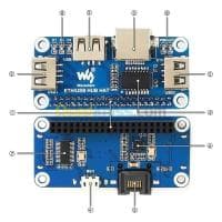 Carte extension Raspberry USB  RJ45  ARDUINO — vignette 4