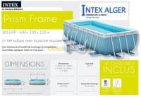 Piscine hors sol Intex - 400x200x100cm — vignette 2