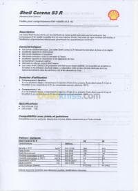 SHELL CORENA S3 R 46 COMPRESSEUR  DISPONIBLE EQUIVALENT — vignette 3