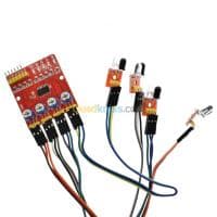 Arduino - Capteur Infrarouge ( 1 & 4 CANAL ) SUIVEUR DE LIGNE — vignette 2