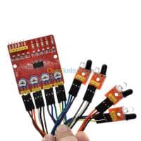 Arduino - Capteur Infrarouge ( 1 & 4 CANAL ) SUIVEUR DE LIGNE — vignette 4