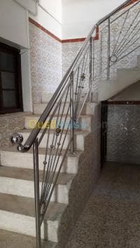 rampe d' escalier en inox — vignette 3