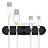 Support, stockage, organisateur de câble avec 5 emplacement Pour Chargeur USB, Souris, MP3 — vignette 2
