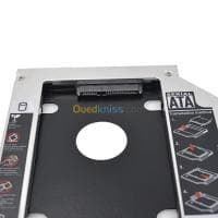 Adaptateur Caddy pour 2eme disque dur Laptop SSD HDD 2.5" emplacement lecteur DVD CD — vignette 4