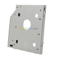 Adaptateur Caddy pour 2eme disque dur Laptop SSD HDD 2.5" emplacement lecteur DVD CD — vignette 5