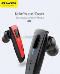 Ecouteur sans-fil bluetooth AWEI N3 avec microphone pour conduite — vignette 5