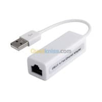 Adaptateur Convertisseur Carte réseau LAN USB 2.0 vers RJ45 100Mbps — vignette 2