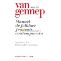 Manuel de folklore français contemporain. Supplément à la Bibliographie méthodique TIII et TIV — vignette 2