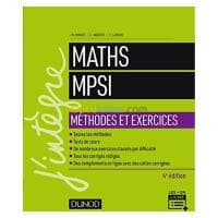 Mathématiques méthodes et exercices MPSI 4e édition — vignette 2