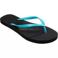 TONGS FEMME - NOIR TURQUOISE — vignette 2