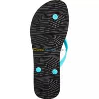 TONGS FEMME - NOIR TURQUOISE — vignette 4