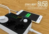 Multiprise LDNIO 3 Prises + 6 USB — vignette 4