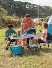 HOUSSE DECATHLON ISOTHERME POUR GOURDE RANDONNÉE GRIS/BLEU — vignette 4