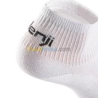 Chaussettes Decathlon de running run100  x3 Blanc / Noir — vignette 4