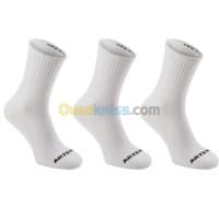 CHAUSSETTES DECATHLON DE SPORT HAUTES RS 100 BLANCHE / NOIRE : LOT DE 3 — vignette 3