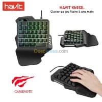 Mini Clavier Filaire Gaming USB RGB HAVIT KB513L