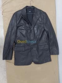 Hugo Boss veste blazer cuir d'agneau — vignette 4