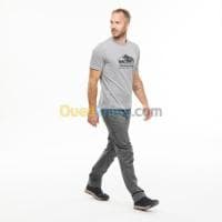 PANTALON Decathlon DE RANDONNÉE NATURE NH100 - GRIS  /  VERT KAKI — vignette 4