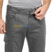 PANTALON Decathlon DE RANDONNÉE NATURE NH100 - GRIS  /  VERT KAKI — vignette 5