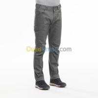 PANTALON Decathlon DE RANDONNÉE NATURE NH100 - GRIS  /  VERT KAKI — vignette 3