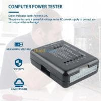 Testeur d'alimentation PSU Tester PC 20/24 Broches ATX SATA HDD 12V 5V 3.3V — vignette 3
