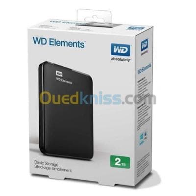 DISQUE DUR EXTERNE WESTERN DIGITAL 2TB