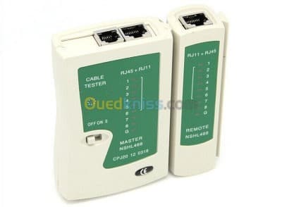 Testeur de Câble Réseaux RJ45 & RJ11