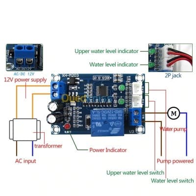 Module pompe contrôleur niveau d'eau