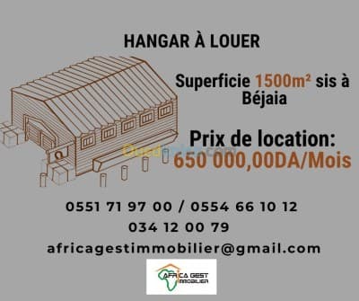 Location Hangar Bejaia Bejaia