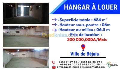Location Hangar Bejaia Bejaia