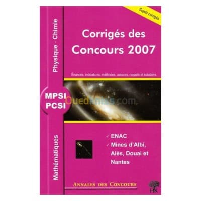 Mathématiques, physique et chimie MPSI & PCSI