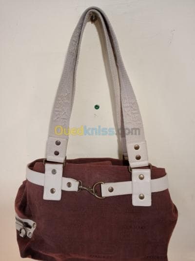 Sac toile maron pour femme