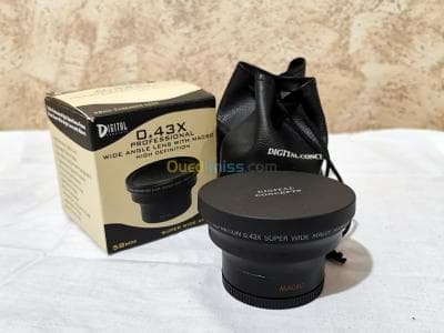 objectif grand angle avec macro 2en1