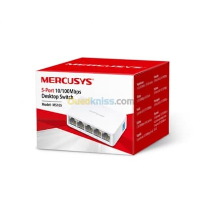 Switch 5 ports 10/100 Mbps MERCUSYS