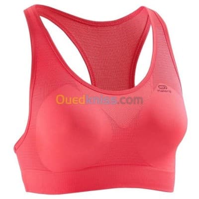 BRASSIERE DECATHLON RUNNING BASIQUE ROSE CORAIL